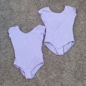 2 Classic Capezio Lavender leotards